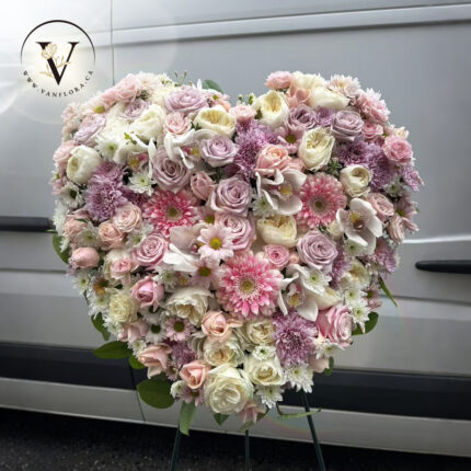 Heart Shaped Funeral Wreath(F-004)